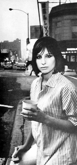 Fall 1962: Barbra Streisand during auditioning days, while trying out for new Broadway shows.