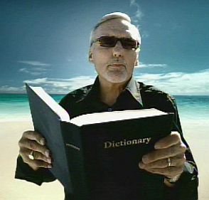 Actor Dennis Hopper shown in one of his Ameriprise Financial television advertisements. Click for sample TV ads.