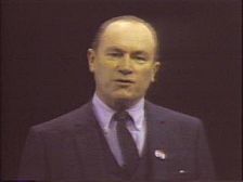Hollywood actor E.G. Marshall narrated a political ad for Hubert Humphrey in 1968 that pointedly raised doubts about opponents Nixon and Wallace. Click to view video.