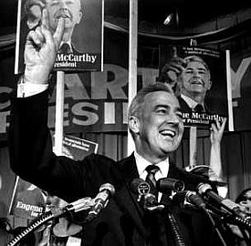 A Gene McCarthy campaign celebration, 1968.