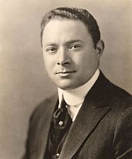 David Sarnoff, of the early RCA Company, was among those who saw that the Dempsey-Carpentier fight would help advance radio.   (1922 photo).