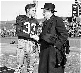 Sammy Baugh & Preston Marshall, believed to be sometime in the 1940s.
