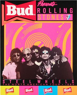 Budweiser was a Steel Wheels sponsor.
