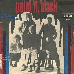 'Paint It Black' single sleeve, Italy, 1966.