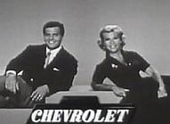 Dinah Shore & Pat Boone in TV ad for the 1958 Chevy Impala.