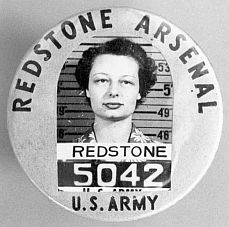 WW II worker I.D. badge, Redstone Arsenal.