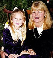 Young Taylor Swift and her mother, Andrea, 1997.