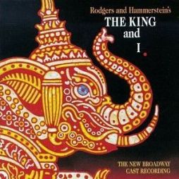 Cover of 1996 CD for cast recording of R&H musical, ‘The King and I’. Click for CD.