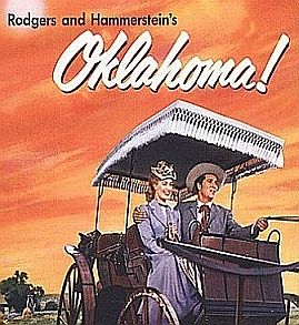 ‘Oklahoma!’ opened in March 1943 and ran for 2, 212 performances. Click for film DVD.