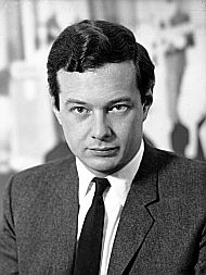 Brian Epstein, who discovered the Beatles and became their manager, negotiated early business deals and arranged for publicity. Click for book.
