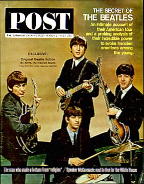 The Beatles, 'Saturday Evening Post' cover, 21 March 1964.