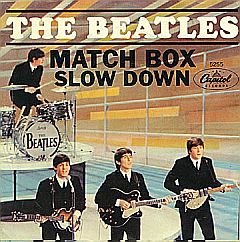 Beatles’ 'Matchbox' / 'Slow Down' single by Capitol Records, August 24, 1964.