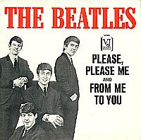 Vee-Jay's "Please Please Me," released a 2nd time, late Jan 1964.