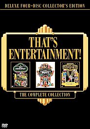 Deluxe Four-Disc Collector's Edition of "That's Entertainment" films. Click for Amazon.