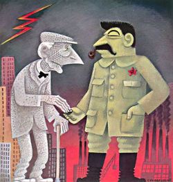 John D. Rockefeller & Joseph Stalin, ‘Impossible Interviews,’ Vanity Fair, April 1932.