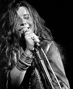 Janis Joplin performing at Woodstock, 1969.
