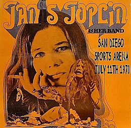 Poster for July 1970 Janis Joplin concert.