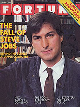 Fortune magazine’s August 5, 1985 issue with feature story, “The Fall of Steve Jobs.” 