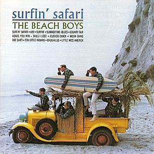 The Beach Boys’ first album, “Surfin’ Safari” of October 1962, had a modest showing on the charts at No. 32. Click for CD.