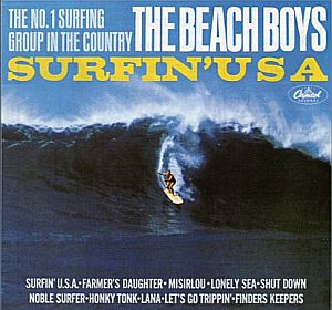  “Surfin’ USA” album, with its title track, was the big Beach Boys breakout in 1963, selling more than a million copies, hitting No. 2 on the ‘Billboard’ albums chart. Click for CD.
