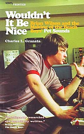 Brian Wilson on the cover of Charles Granata’s 2003 book on the making of “Pet Sounds.” Click for book.