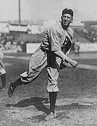Grover Cleveland Alexander had 3 Triple Crowns, 1915, 1916 & 1920.