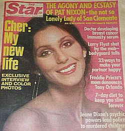 An April 1978 edition of “The Star” then featuring Cher and assorted other stories.