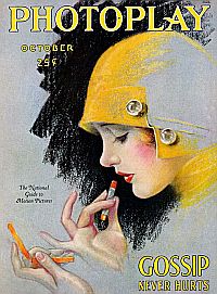 Dolores Costello, Photoplay cover, Oct 1927. Artist: Charles Sheldon.