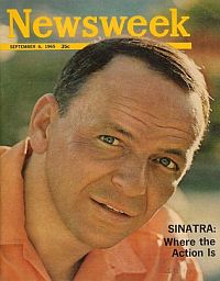 Frank Sinatra on the cover of Newsweek, September 6, 1965.