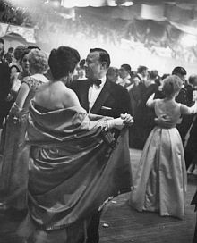 1961: Inaugural dancing at the Armory.