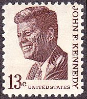 Stevan Dohanos helped design this 1967 JFK stamp.