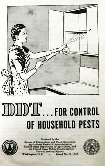 Cover of a March 1947 brochure on DDT from the U.S. Department of Agriculture.