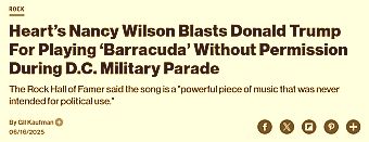 Headline for story that ran in Billboard magazine, June 2025.