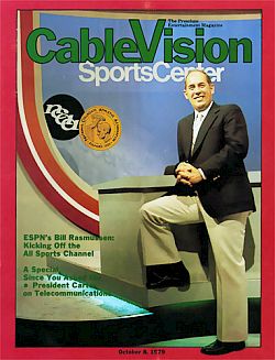 1970s: Brian Lamb became Washington bureau chief at Cablevision magazine. Sample cover, 1979.