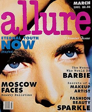 Inaugural March 1991 issue of “Allure,” a Condé Nast publication that  focuses on beauty, fashion, and women’s health, now with a circulation of 1 million plus.