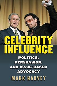 2018 book, “Celebrity Influence: Politics, Persuasion, and Issue-Based Advocacy,” Univ. Press, KS; 272 pp. Click for copy. 