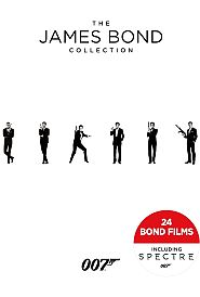 “The James Bond Collection,” 24 films, including SPECTRE. Blu-ray, 2020 release. Click for Amazon. 