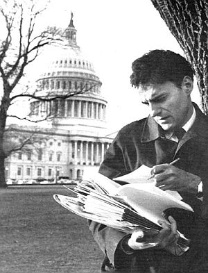 Ralph Nader on Capitol Hill, early- mid-1970s.