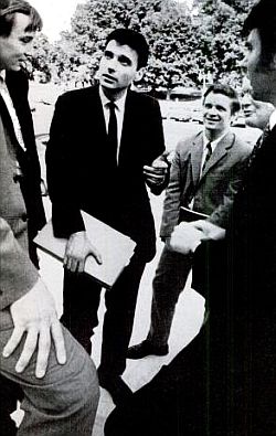 Ralph Nader meeting with some study team members in Washington, 1969.