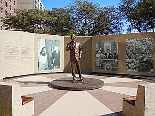JFK Tribute site in Fort Worth, TX as of November 2012.