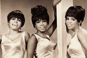 The Supremes in 1965: from left, Diana Ross, Mary Wilson, and Florence Ballard. Click for 'Definitive Collection' CD.