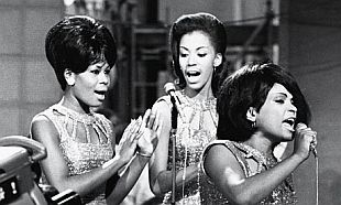 Three of The Marvelettes performing, 1960s. Click for CD.