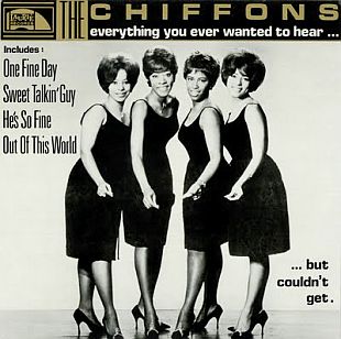 In 1963-64, The Chiffons put four songs on the Top 40 list, including “He’s So Fine,” a No.1 hit. Click for CD.
