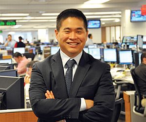Brad Katsuyama, founder of IEX exchange, and one of the heros in Michael Lewis book, “Flash Boys.”