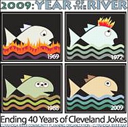 Cuyahoga River graphic depicting four decades of progress and calling for an end to all those bad Cleveland jokes. (Cuyahoga River Restoration).