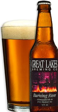 Great Lakes Brewing Co.'s "Burning River Pale Ale," seems to have helped elevate the Cuyahoga River to iconic status on behalf of environmental good.