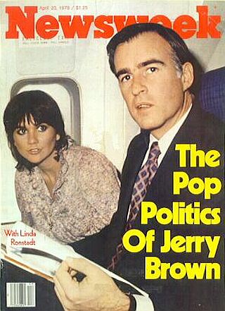 In April 1979, Newsweek magazine found the story of then California Gov. Jerry Brown and rock star Linda Ronstadt intriguing enough to make it a cover story.