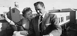 Lucy & Desi on one of their film lots owned by Desilu.