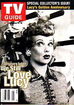 November 2001 Canadian edition of “TV Guide,” special collector’s issue, celebrating “I Love Lucy’s” 50th anniversary.