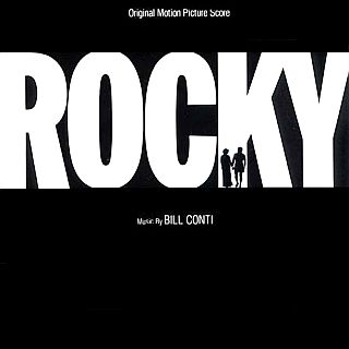“Rocky” film score/soundtrack by Bill Conti. Click for CD.